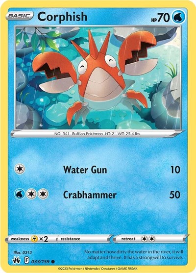 CRZ: Corphish (Reverse Holofoil)