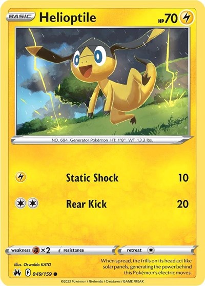 CRZ: Helioptile (Reverse Holofoil)