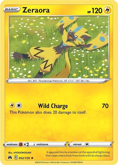 CRZ: Zeraora (Reverse Holofoil)