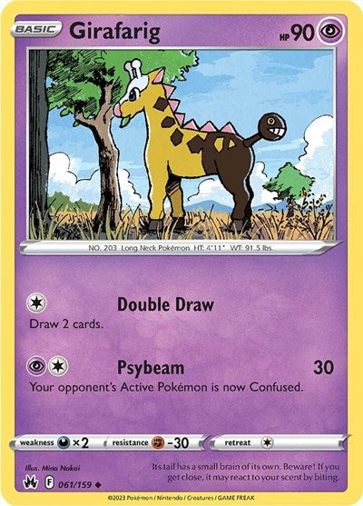 CRZ: Girafarig (Reverse Holofoil)