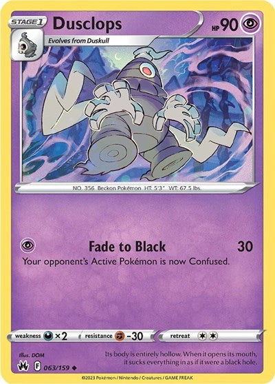 CRZ: Dusclops (Reverse Holofoil)