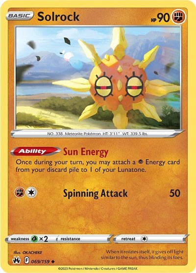 CRZ: Solrock (Reverse Holofoil)