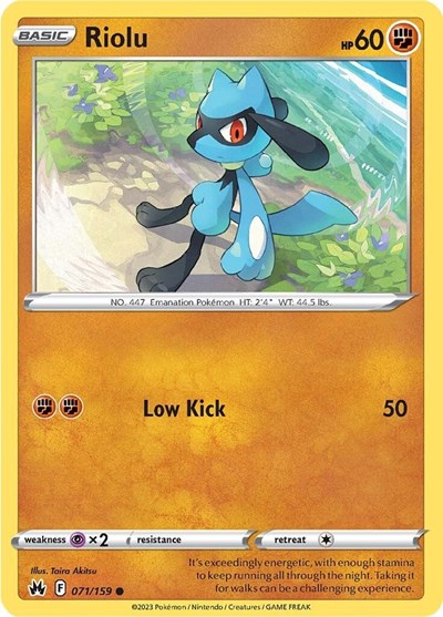 CRZ: Riolu (Reverse Holofoil)