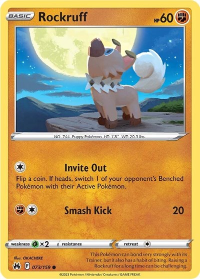 CRZ: Rockruff (Reverse Holofoil)