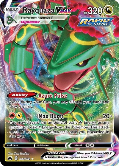 CRZ: Rayquaza VMAX (102) (Holofoil)