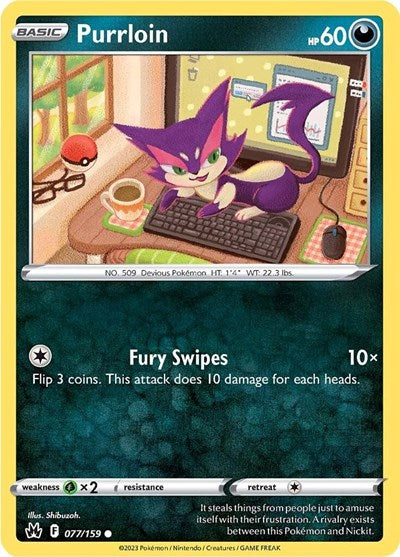CRZ: Purrloin (Reverse Holofoil)