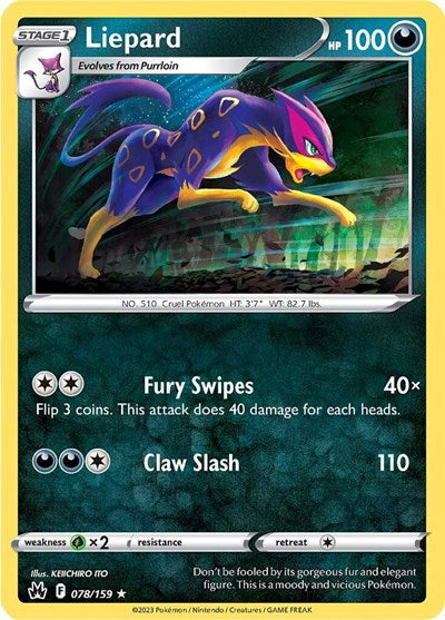 CRZ: Liepard (Reverse Holofoil)