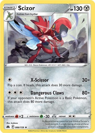 CRZ: Scizor (Reverse Holofoil)