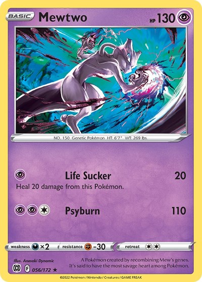 MCAP: Mewtwo - 056/172 (Cosmos Holo) (Holofoil)
