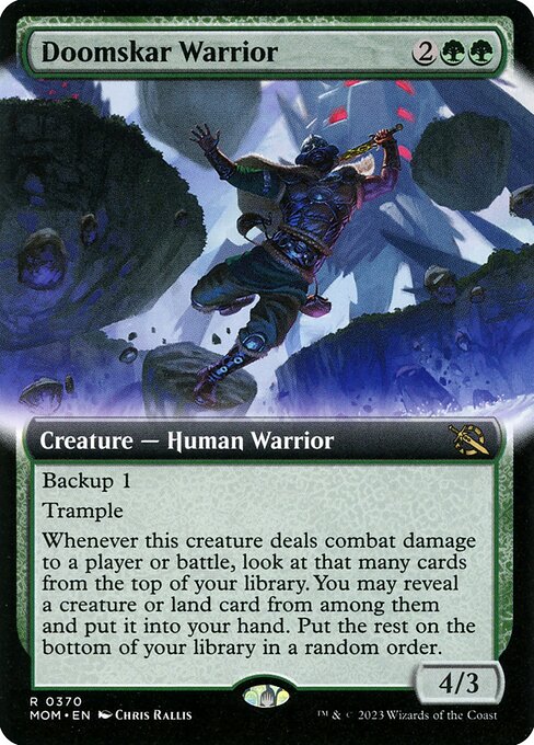 MOM: Doomskar Warrior (Extended Art) (Foil)