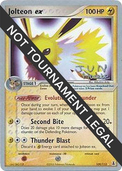 WCD: Jolteon ex - 2007 (Jun Hasebe)
