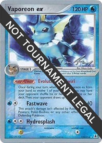 WCD: Vaporeon ex - 2007 (Tom Roos)