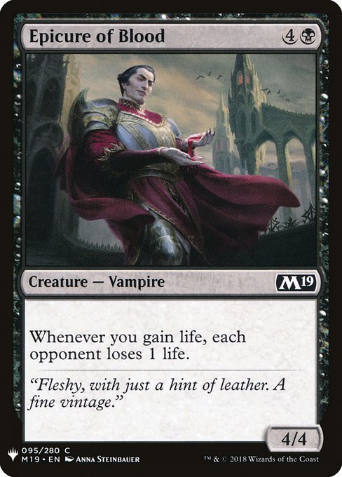 PLST: Epicure of Blood