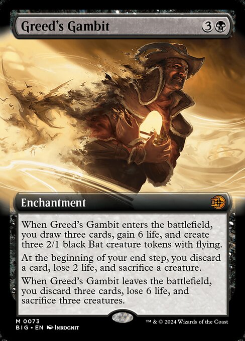 BIG: Greed's Gambit (Extended Art) (Foil)