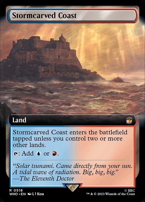 WHO: Stormcarved Coast (Extended Art) (Foil)