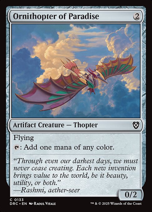 DRC: Ornithopter of Paradise