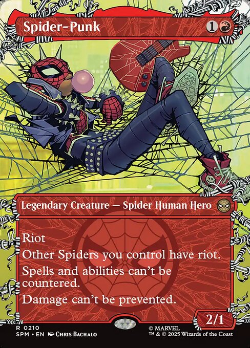 SPM: Spider-Punk (0210) (Borderless) (Foil)