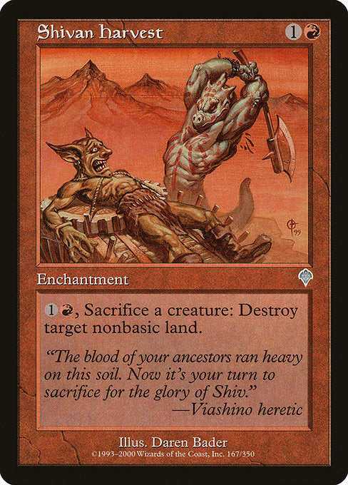 INV: Shivan Harvest (Foil)