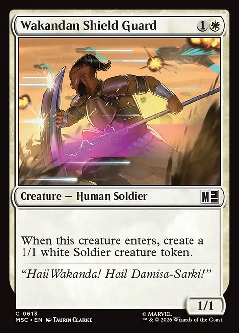 MSC: Wakandan Shield Guard (Foil)