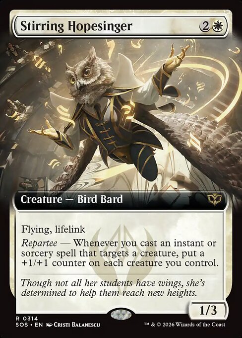 SOS: Stirring Hopesinger (Extended Art)