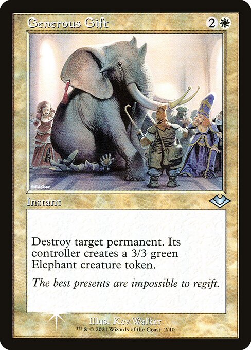 H1R: Generous Gift (Retro Frame) (Foil Etched)