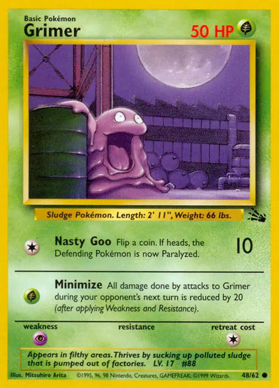Grimer 48/62 Unlimited Fossil