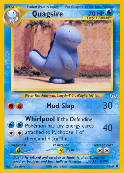 Quagsire 48/64 Unlimited Neo Revelation