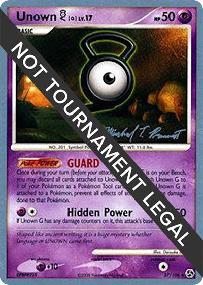 WCD: Unown [G] - 2010 (Michael Pramawat)