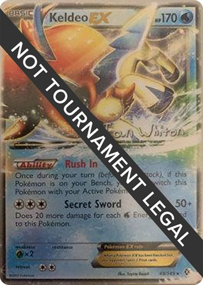 WCD: Keldeo EX - 2013 (Ian Whiton)