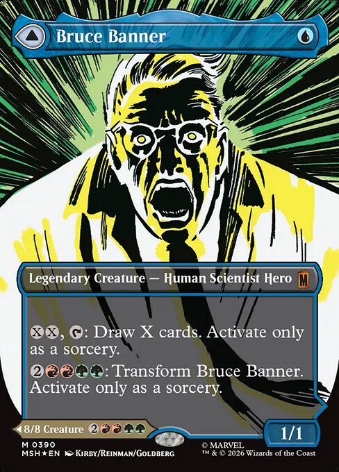 MSH: Bruce Banner (Borderless) (Foil)