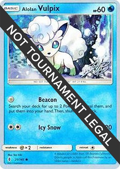 WCD: Alolan Vulpix - 2017 (Zachary Bokhari)