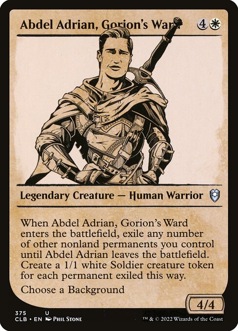 CLB: Abdel Adrian, Gorion's Ward (Showcase) (Foil)