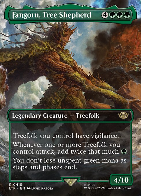 LTR: Fangorn, Tree Shepherd (Borderless) (Foil)