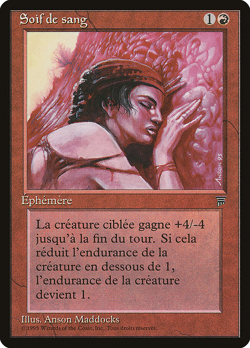REN: Blood Lust (French) - "Soif de sang"