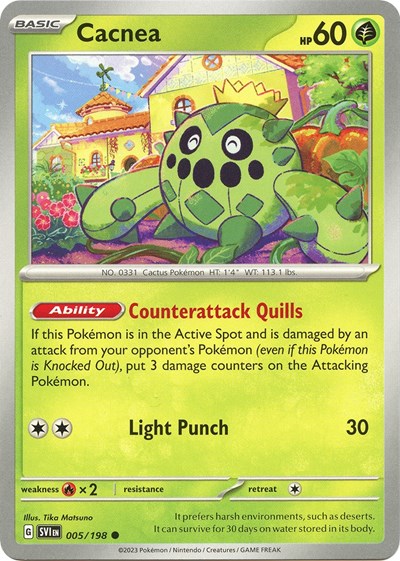 SVI: Cacnea - 005/198 (Reverse Holofoil)