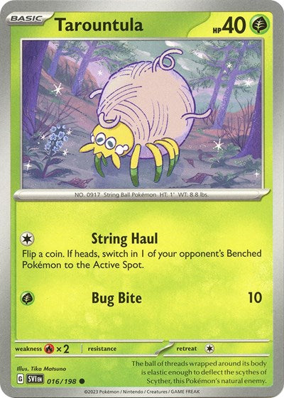 SVI: Tarountula - 016/198 (Reverse Holofoil)