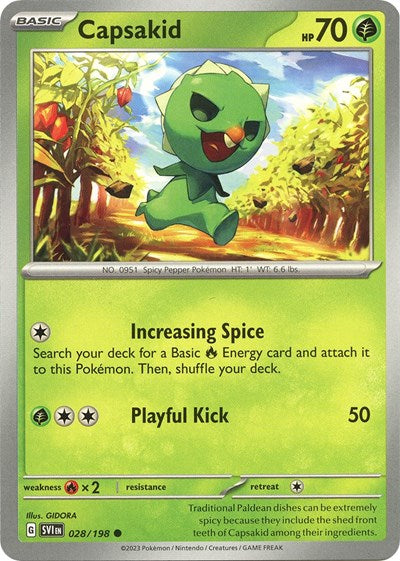 SVI: Capsakid - 028/198 (Reverse Holofoil)