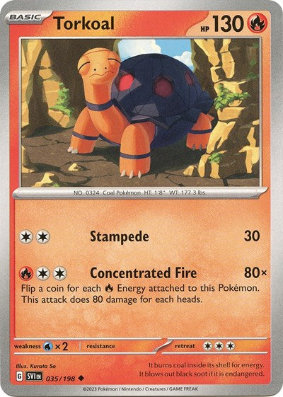 SVI: Torkoal (Reverse Holofoil)