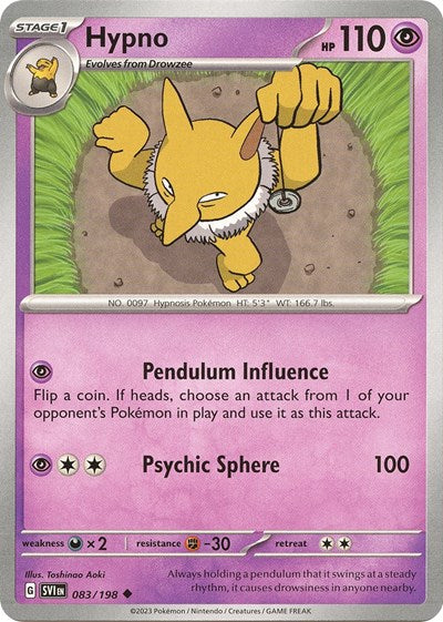 SVI: Hypno (Reverse Holofoil)
