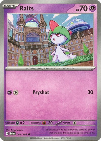 SVI: Ralts - 084/198 (Reverse Holofoil)