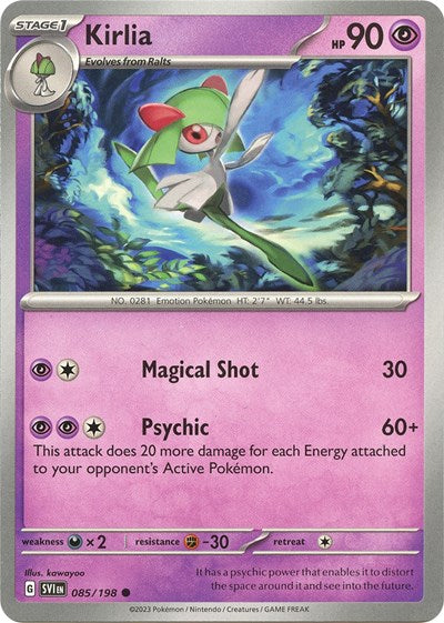 SVI: Kirlia - 085/198 (Reverse Holofoil)