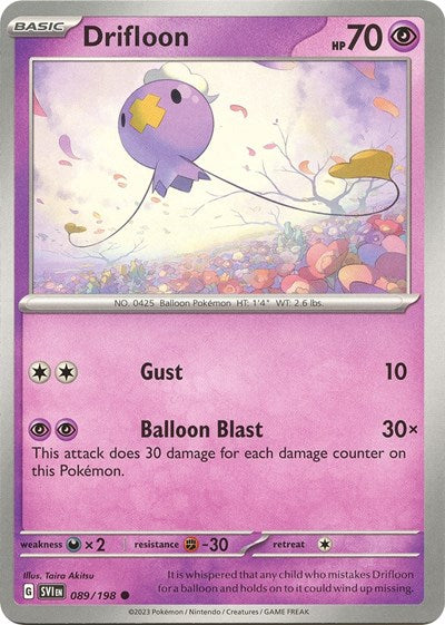 SVI: Drifloon (Reverse Holofoil)