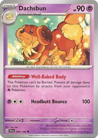 SVI: Dachsbun (Reverse Holofoil)