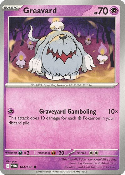 SVI: Greavard - 104/198 (Reverse Holofoil)