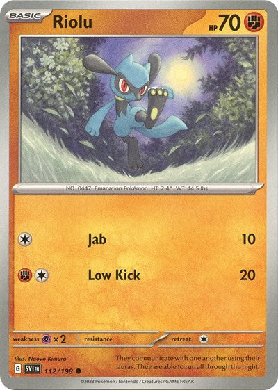SVI: Riolu - 112/198 (Reverse Holofoil)