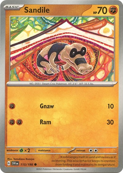 SVI: Sandile - 115/198 (Reverse Holofoil)