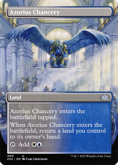 2X2: Azorius Chancery (Borderless) (Foil)