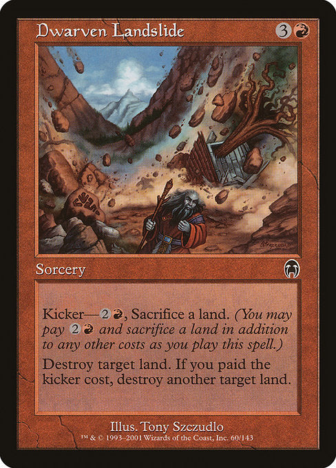 APC: Dwarven Landslide (Foil)