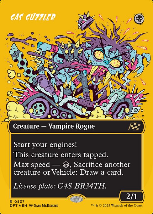 DFT: Gas Guzzler (Borderless) (First-Place Foil)