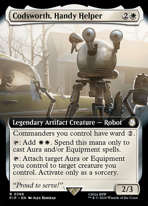 PIP: Codsworth, Handy Helper (Extended Art) (Foil)